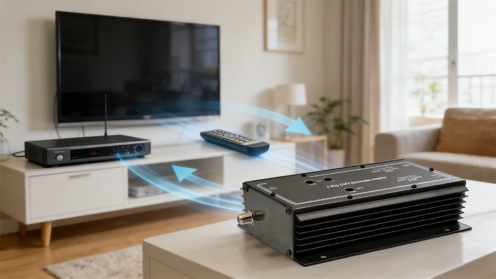 2-Way Distribution Amplifier 2-Way Distribution Amplifier